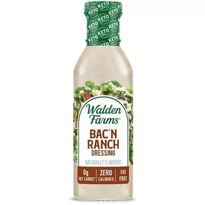 Walden Farms Dressing Calorie Free Bacon Ranch 12 FO (Pack Of 6) • £45.77