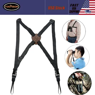 Tourbon Binoculars Harness Camera Strap Carry Belt Optics Lanyard Holder Hunting • $17.09