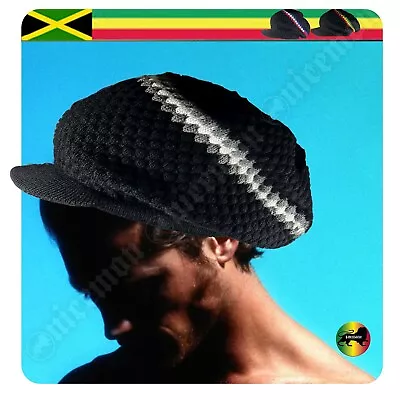 Natty Dreadlocks Rasta Hat Reggae Cap Peak Jamaica Caps Africa Marley M To L Fit • $19.99