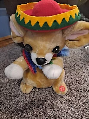 Vintage Mills Trading  Chihuahua Dog  Animated Plush - Sings La Bamba Retired • $25