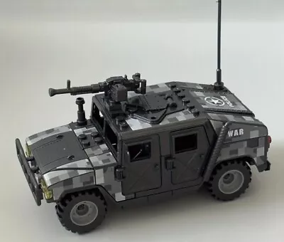 MOC Urban H2 Hummer Armoured Vehicle Building Blocks Set Military Assault AUS • $45