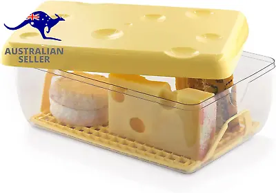 Butter Holder Butter Dish Dispenser Storage Box Cheese Container Keeper With Lid • $71.90