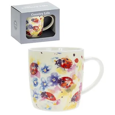 Country Life Ladybirds Mug Gift Boxed LP33975 • £7.95