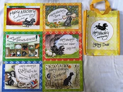 Hairy Maclary And Friends X 6 Book Set Collection Yellow Tote Bag Gift • £14