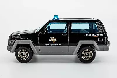 2018 Matchbox  Texas Patrol  Jeep® Cherokee BLACK | STATE TROOPER | MINT • $4.99
