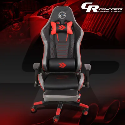 $119.99 • Buy Nrg Rsc-g100rd Reclinable Back Office Racing Gaming Chair Seat W/leg Rest Red