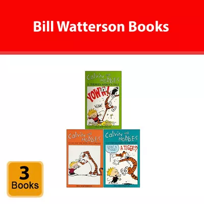 £23.99 • Buy Bill Watterson 3 Books Collection Set Calvin And Hobbes Series (Vol 1-3) PB NEW