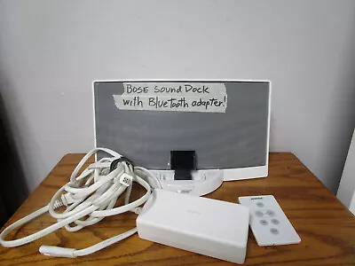 Bose Sound Dock Portable Music System Speaker & Charger Remote Bluetooth Adapter • $110