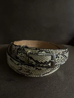 Vtg Tony Lama Boa Snake Skin Belt Size 40 • $40