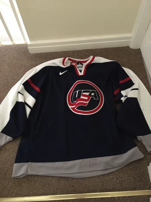 £40 • Buy Nike Team USA Black Ice Hockey Jersey Size Large