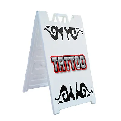 A-frame Sidewalk Tattoo1 24  X 36  Double Sided A-Frame Sidewalk Sign • $44.99