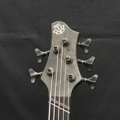 Ibanez BTB805MS Transparent Gray Flat Electric Bass Guitar / Used From Japan • $1246