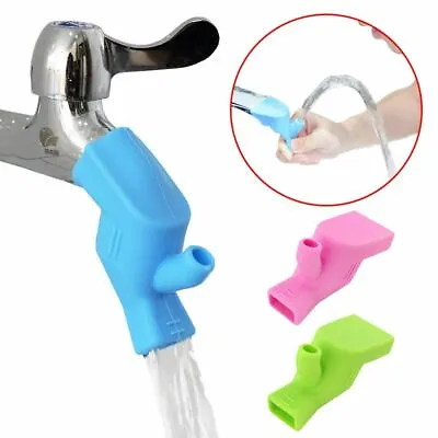 Faucet Extender Bathroom Sink Nozzle Faucet Extender Rubber Water Tap Extension • £2.90