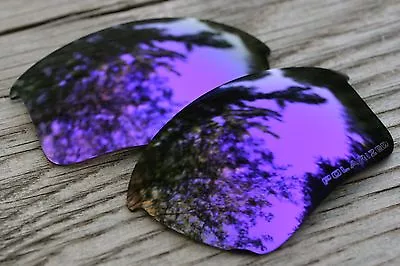 Polarized Purple Mirrored Sunglass Lenses For Oakley Bottle Rocket - Green Tint • $12.99