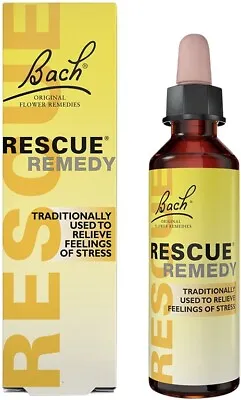 Bach Original Flower Remedies Rescue Remedy Drops 20ml • $48.30