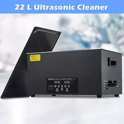 CREWORKS 22L Digital Sonic Cleaner For Retainer Glasses Auto Part W 1200W Heater • $199.99