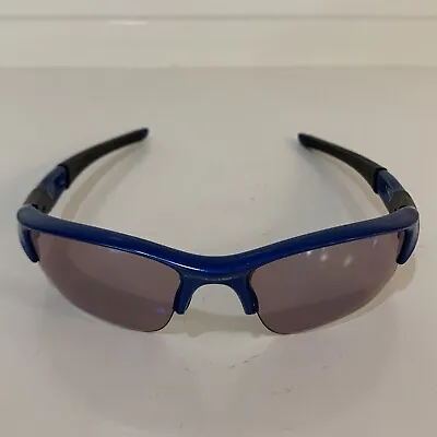 Oakley 03-919 Flak Jacket 1.0 Metallic Blue Sunglasses  • $160