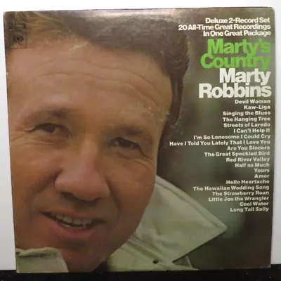 Marty Robbins 20 All Time Great Recordings (vg+) Gp-15 Lp Vinyl Record • $9.99