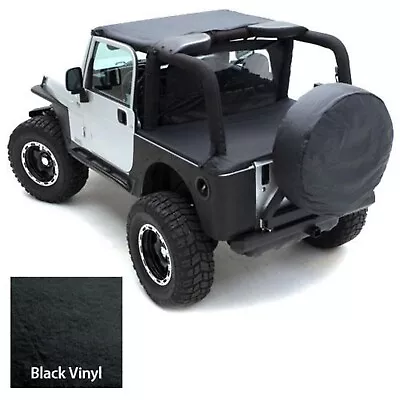 Smittybilt 90801 Outback Standard Bikini Top Black Vinyl For WRANGLER YJ • $61.99