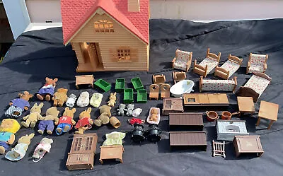 Maple Town Story Bandai LOT 1986 Rare Toys VTG Playhouse Figures Calico Critters • $149.99