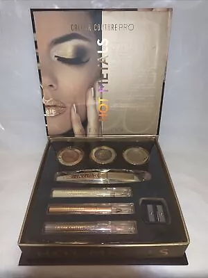 Colour Couture Pro Hot Metals 8 Piece Gift Set - Eyeshadows Eye Crayon Mascara • £15.99