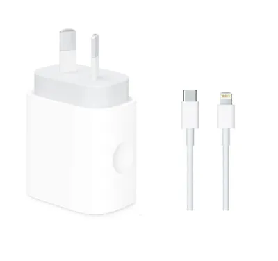 $29.95 • Buy Genuine Original Apple Fast Wall Charger PD Adapter 20W USB-C IPhone 12/13/14