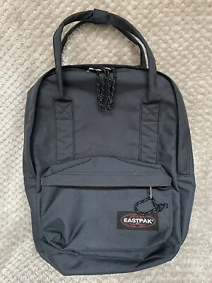 Eastpak Navy Backpack With Laptop Sleeve Student Commuter Travel Hand Luggage • £29.99