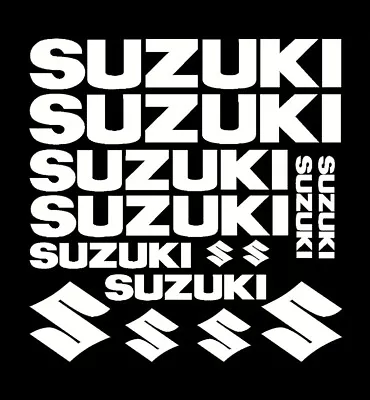 Suzuki Replacement Sticker Set Motorcycle Tank Fairings Other Makes Available • $12.99