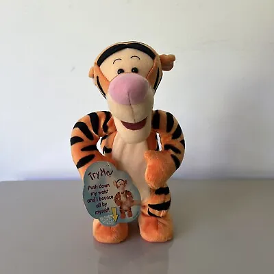 £19.95 • Buy Winnie The Pooh Bouncing Jumping Tigger 12  Talking Soft Toy Plush- 1998 Tagged