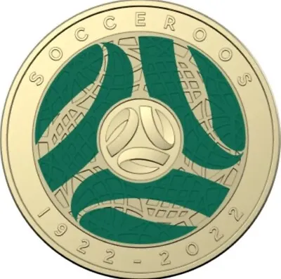 🔥Socceroos World Cup Football Soccer $2 Two Dollar Coin Rare Australia 2022 UNC • $7.99