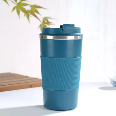 510ML Leakproof Insulated Thermal Travel Stainless Steel Coffee Mug Cup Flask • £8.95