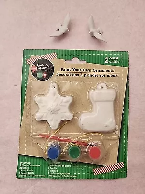 Crafters Square Ornament Paint Set In Package New W/2 Free Birds Ornaments X-mas • $5