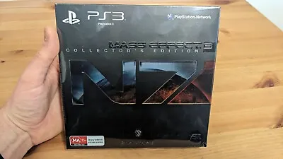 Mass Effect 3 Collector's Edition N7 Sony Ps3 Brand New Sealed M • $125