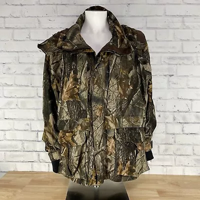 Cabela's Jacket Whitetail Clothing Men's 2XL Camo Hooded RealTree Hardwood • $89.99