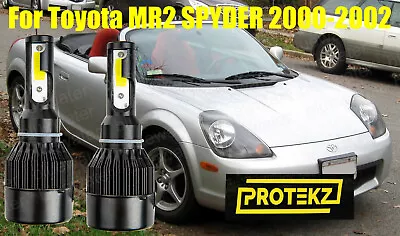 LED MR2 SPYDER 2000-2002 Headlight Kit H4/9003 6000K White CREE Bulbs Hi/LO Beam • $25.96