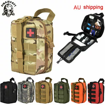 Tactical MOLLE Rip Away EMT IFAK Medical Pouch First Aid Kit Utility Bag AU Send • $21.99