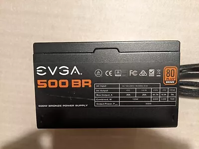 EVGA 100-BA-0500-K1 500W 80 Plus Power Supply - Black • $16.80