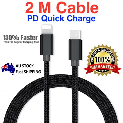 $12.20 • Buy USB-C To Lightning Braided Cable 18 - 20w Fast Charge For Apple IPhone 14 13 12