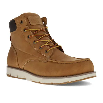 Levi's Mens Dean Oberyn 2 Vegan Leather Rugged Casual Comfort Hiker Boot • $49.99