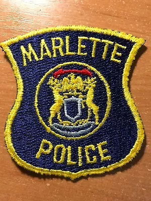 Patch Police Marlette Michigan Mi State • $5