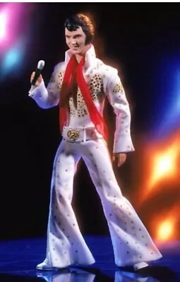 Mattel Barbie Elvis Presley  White Eagle Jumpsuit  Timeless Treasures Doll 2000 • $150