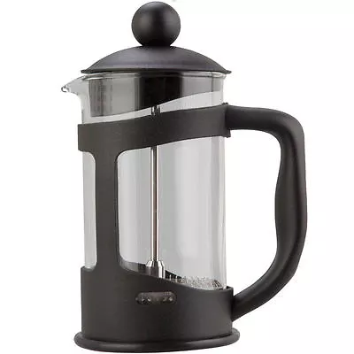 £9.99 • Buy Coffee Plunger 3 4 6 OR 8 Cup Cafetiere Black Coffee Maker French Press Glass   