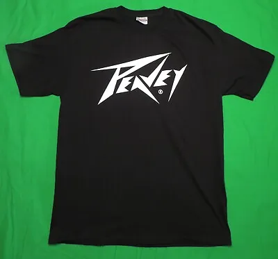 Peavey Logo T-Shirt - Black - Adult Size Large • $19.99