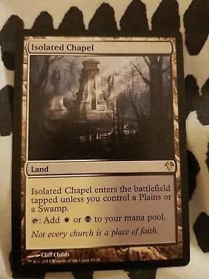 1x MTG Magic The Gathering TCG Isolated Chapel Land - Modern Event Deck • £4.50