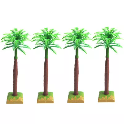 12 Pcs Miniature Landscape Tree Artificial Palm Tree Plastic Palm Tree • $12.68