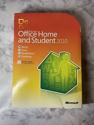 Microsoft Office Home & Student 2010 - DVD With Product Key • $12.99