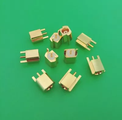 (2 PCS) MCX Female PCB Mount Straight Coax Connector - USA Seller • $7.99