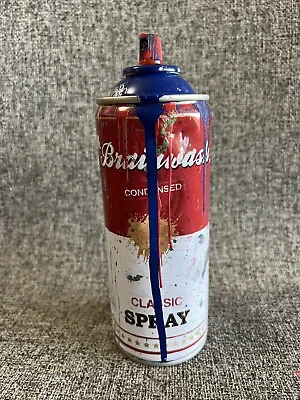 MR. BRAINWASH 2013 Blue Spray Can Campbell's Soup Hand Finished Signed RARE!! • $750