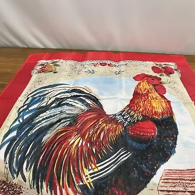 Rooster On Farm Vintage Standard Flag 28  X 42  - NEW Open Package No Fading • $3.98