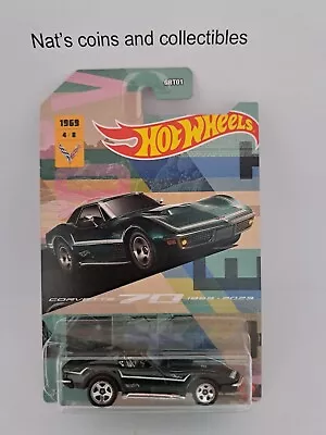 Hot Wheels 2023 HW Corvette 70th Series 4/8 Green '69 C3 Corvette • $7.50